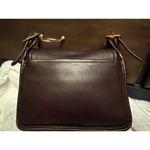 Coach Vintage Rambler Classic equestrian saddle bag Leather Mahogany - Picture 5 of 13